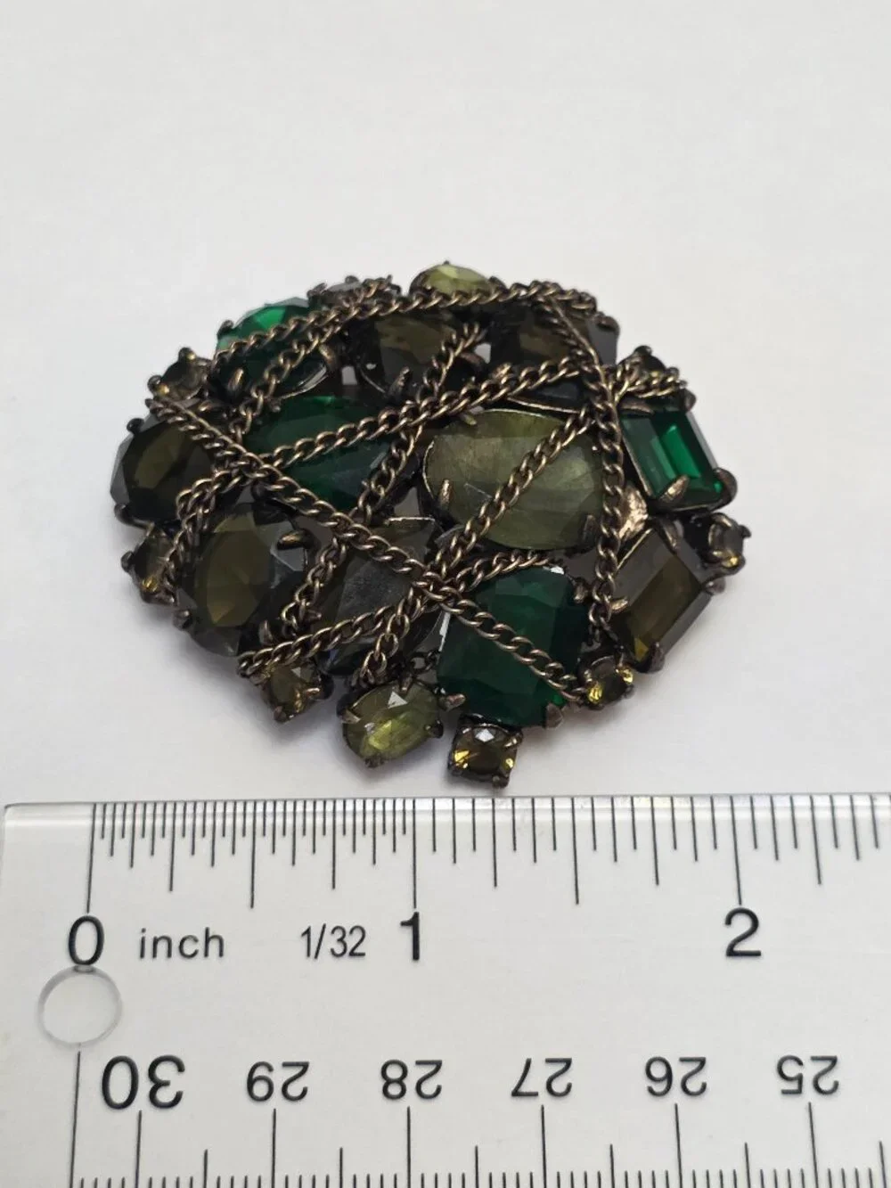 Stella & Dot After The Rain Chain Wrapped Brooch/Pendant